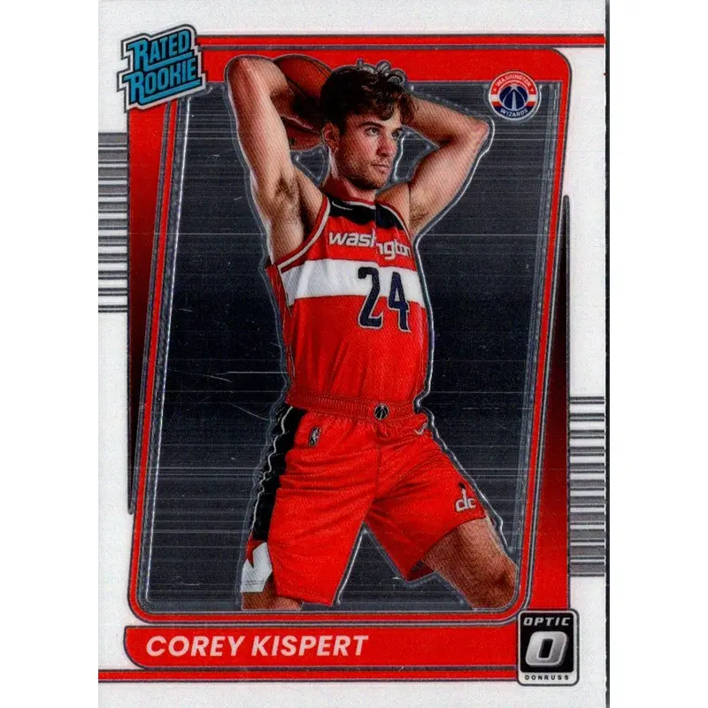 2021 Donruss Optic Choice Red & Green Corey Kispert #183