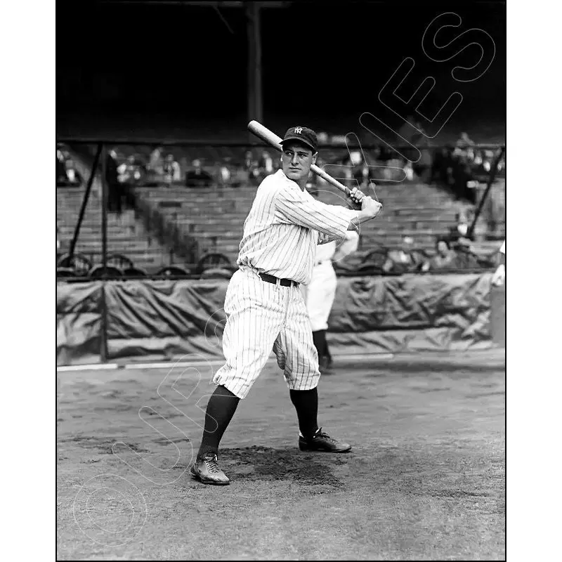 Lou Gehrig 8X10 Photo - 1930 New York Yankees - 355