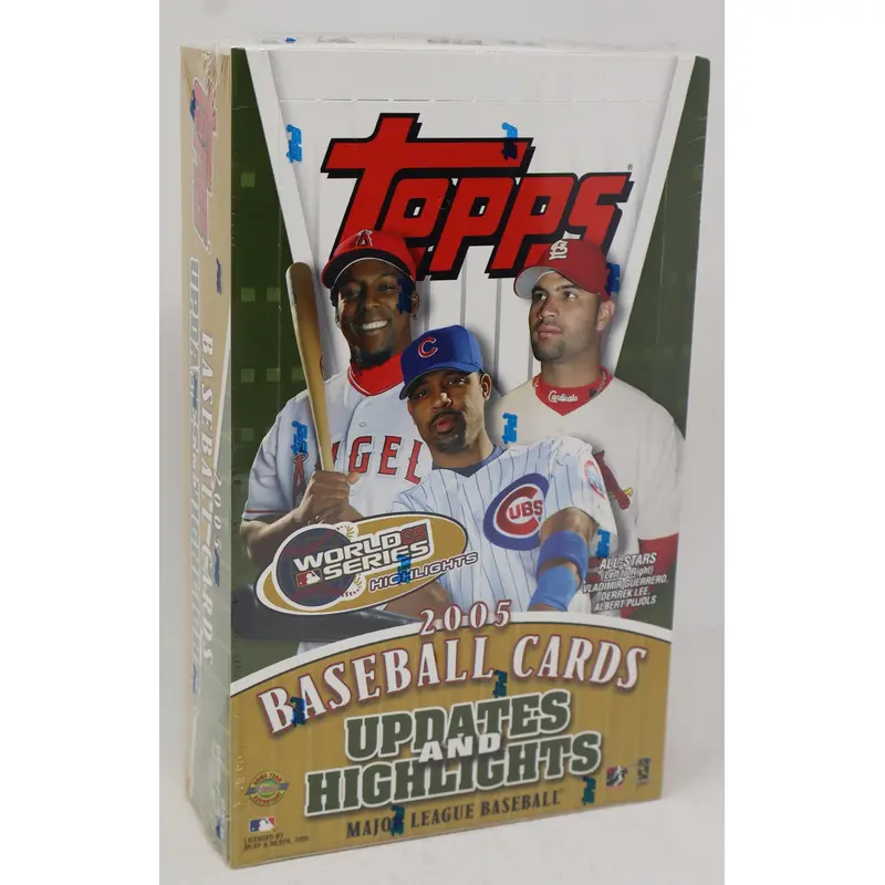 2005 Topps Baseball Updates and Highlights Jumbo Box (HTA) (12/35)