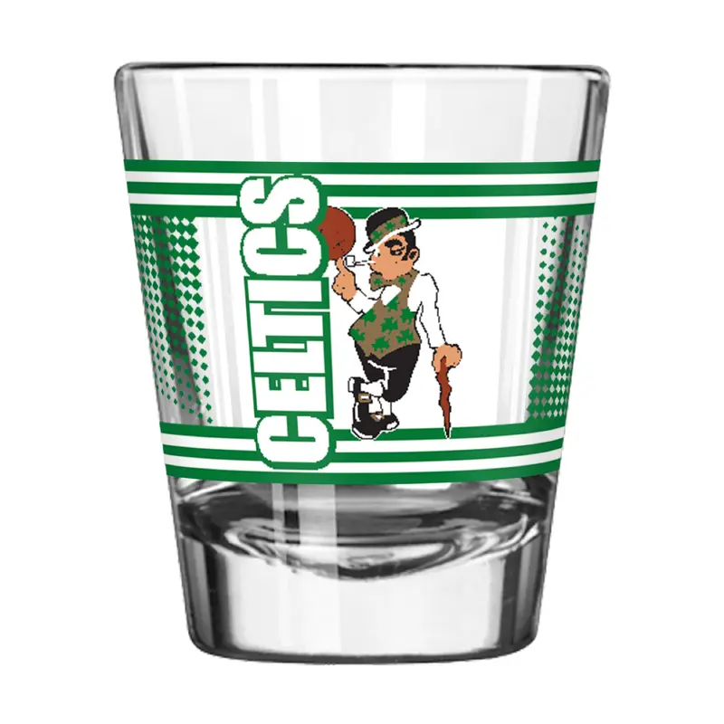 Boston Celtics 2oz Hero Shot Glass