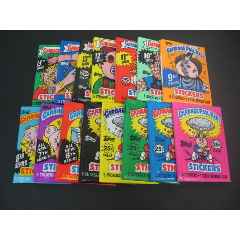 Topps Garbage Pail Kids Unopened Wax Pack Run Series 1 to 15