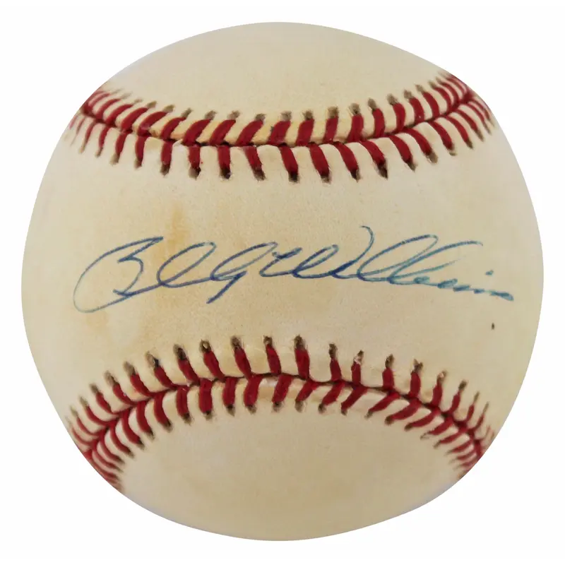 Cubs Billy Williams Authentic Signed Leonard Coleman Onl Baseball BAS #BN06135