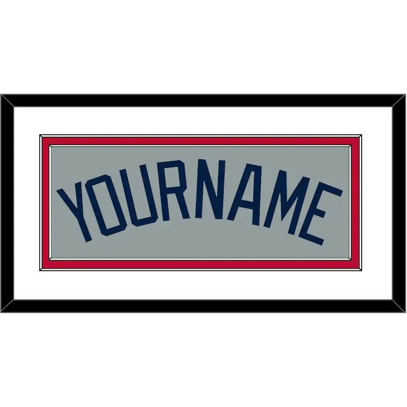 Atlanta Name - Road Gray - Double Mat 1
