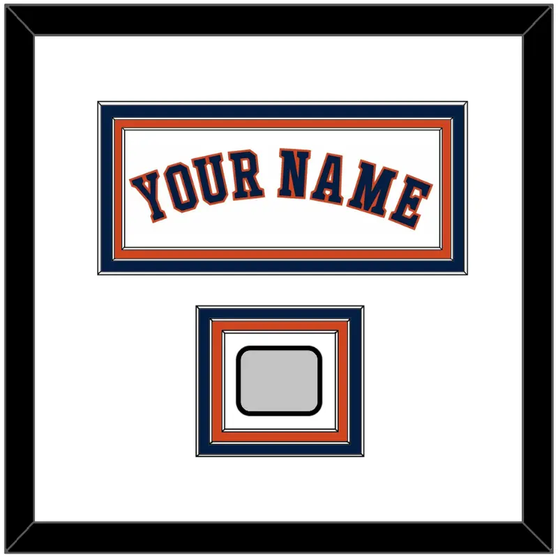 Houston Name & World Series Jersey Patch - Home White - Triple Mat 1