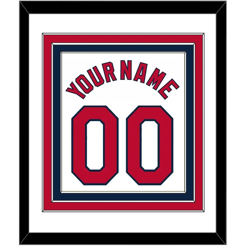 St. Louis Name & Number - Home White - Triple Mat 1