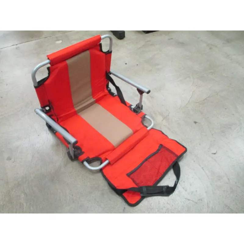 Used Red Folding Stadium Seat (Heavy Wear)