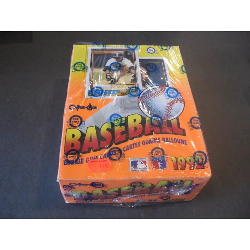 1992 OPC O-Pee-Chee Baseball Box