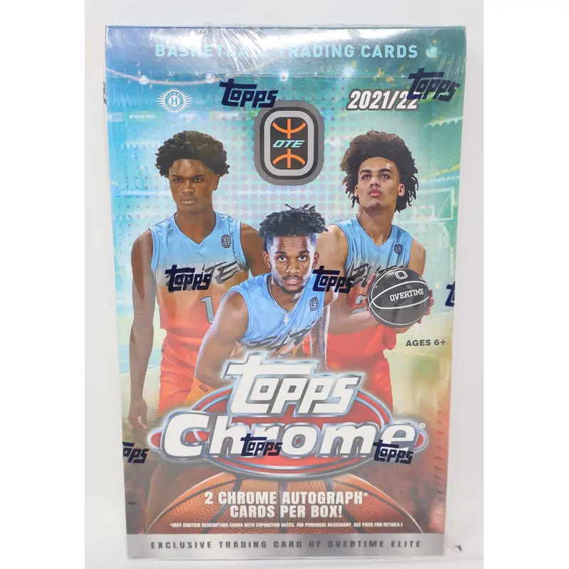 2021/22 Topps Chrome Overtime Elite Basketball Box (OTE) (Hobby) (18/4)