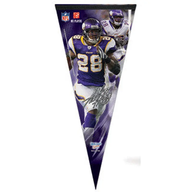 Adrian Peterson "Big-Time" EXTRA-LARGE Premium Felt Pennant - Wincraft