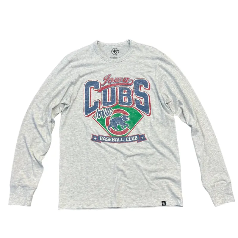 Iowa Cubs Mens Fair Ball Franklin Long Sleeve