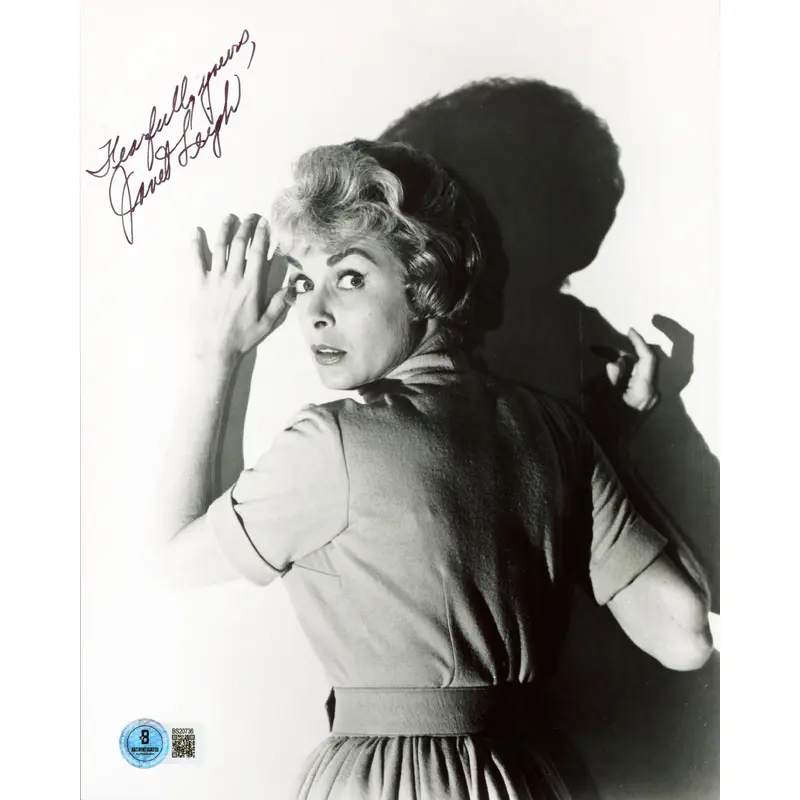 Janet Leigh Psycho "Fearfully Yours" Authentic Signed 8x10 Photo BAS #BS20736