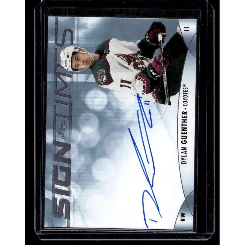 2023-24 Upper Deck SP Authentic Sign of The Times - Dylan Guenther #SOTT-DG