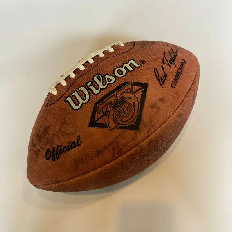 1994 New York Giants Team Signed Wilson Official NFL Football