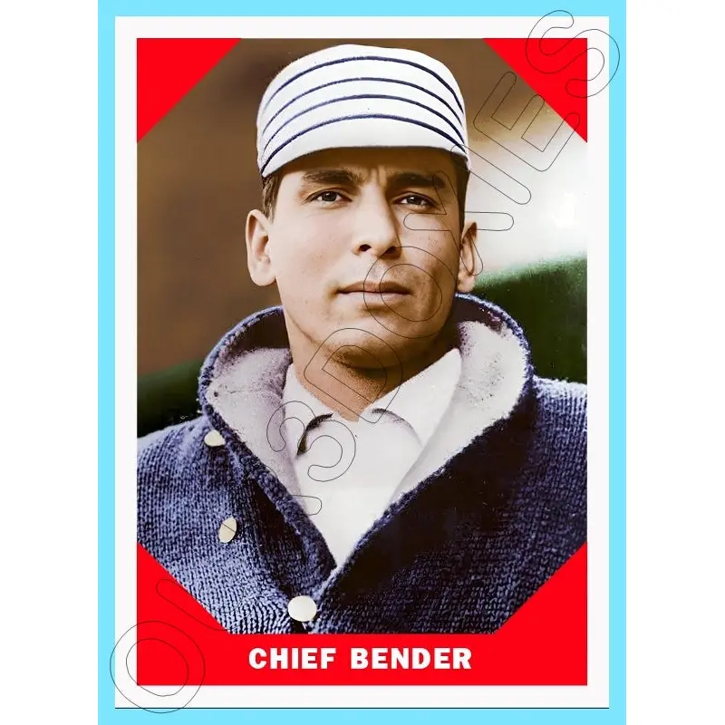 Chief Bender 1960 Fleer Custom Card - 4194