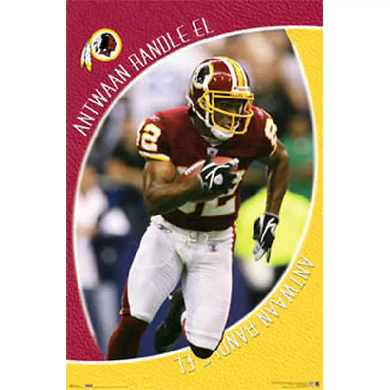 Antwaan Randle El "Breakout" Washington Redskins NFL Action Poster - Costacos 2006