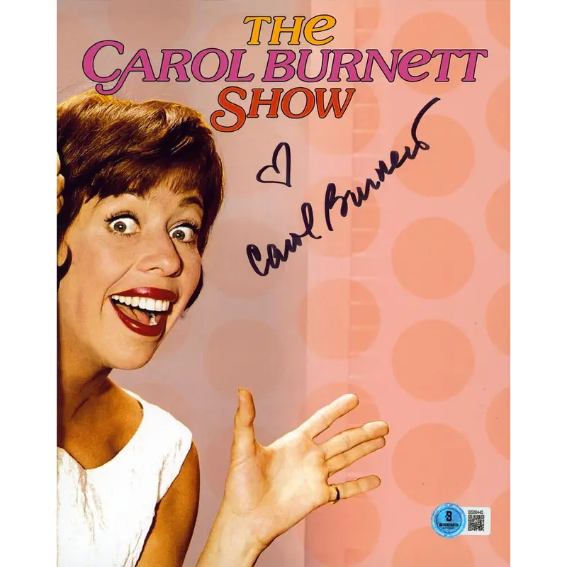 Carol Burnett Authentic Signed 8x10 Vertical Photo Autographed BAS 14