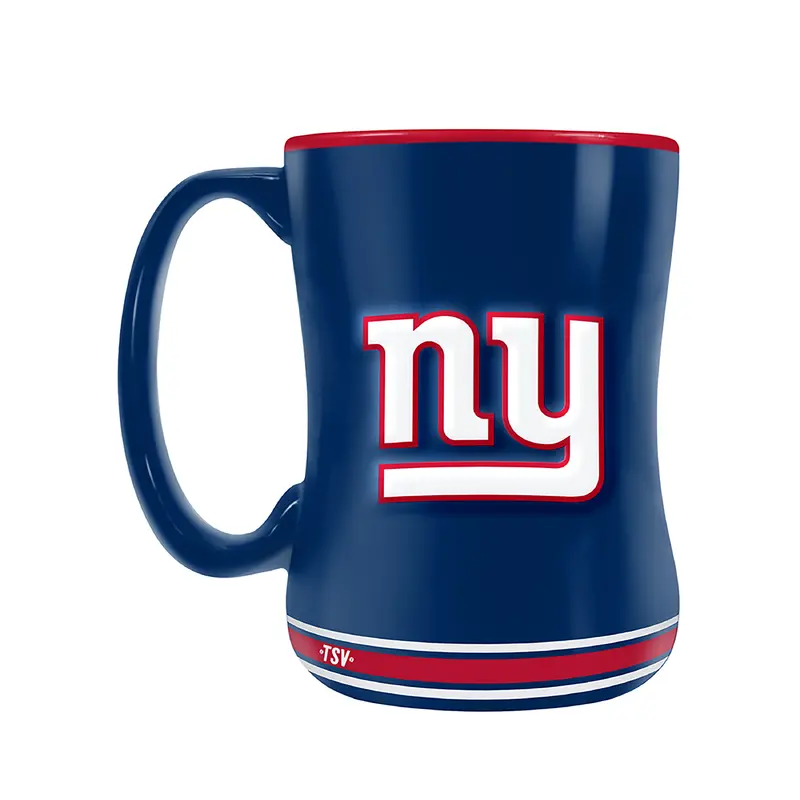 NFL New York Giants Team Crest Sculpted Mug (14 oz)