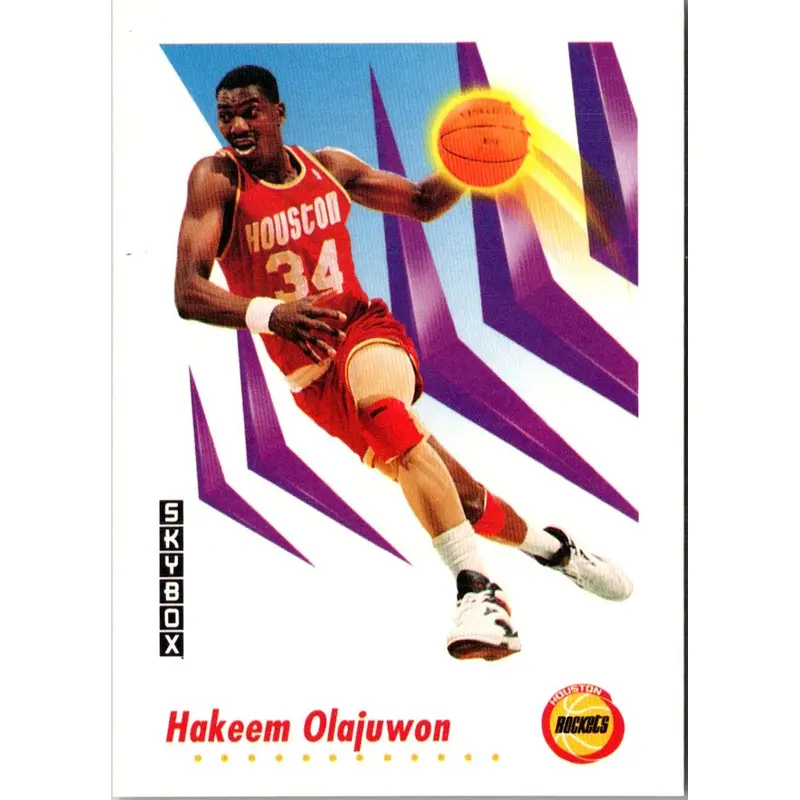 1991 SkyBox Hakeem Olajuwon #105