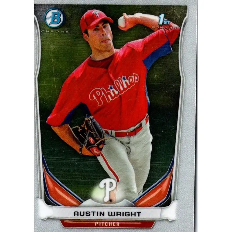 2014 Bowman Chrome Prospects Austin Wright #BCP80