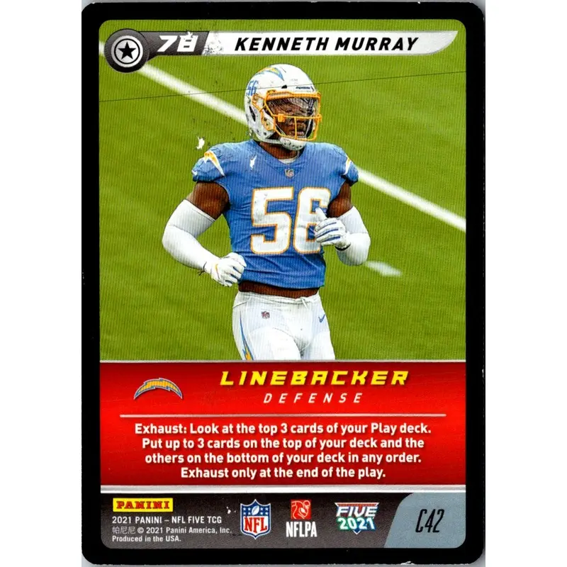 2021 Panini Prizm Red Kenneth Murray #172