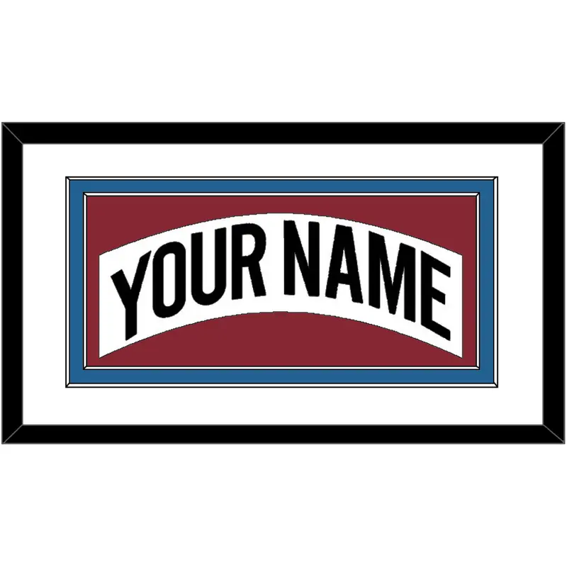 Colorado Nameplate - Home White (1995-1996) - Double Mat 1