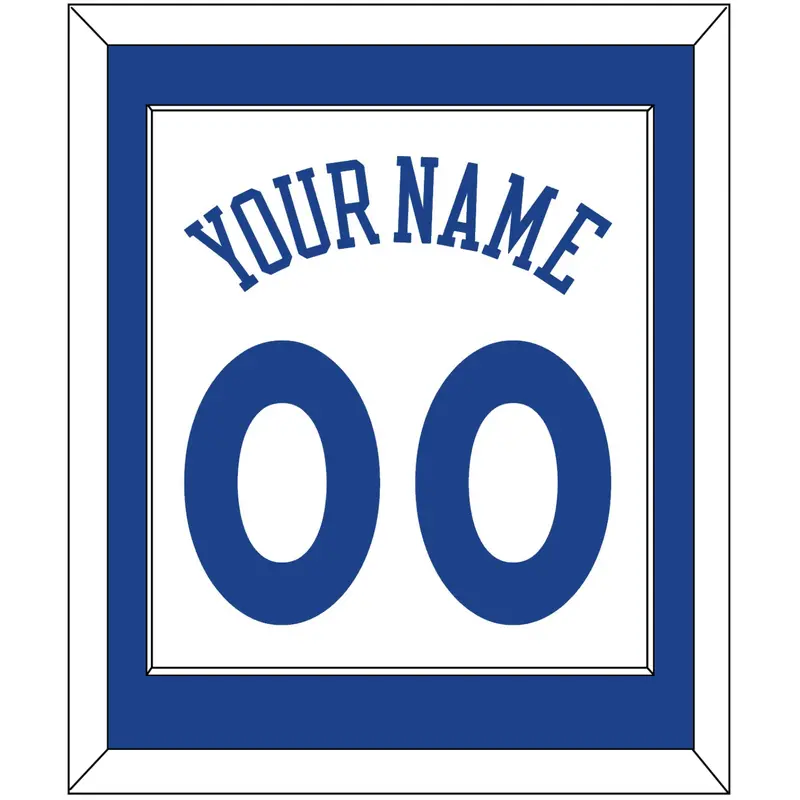 Golden State Name & Number - Home White (2010-2019) - Single Mat 1