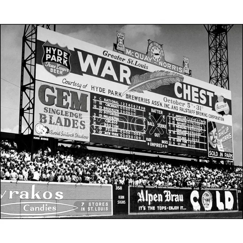 Sportsman's Park 8X10 Photo - 1945 St. Louis Cardinals Browns - 66