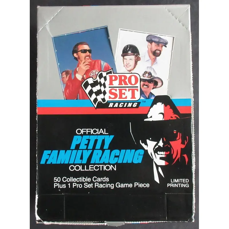 1991 Pro Set Racing Official Petty Family Racing Factory Set Box (8 Sets)