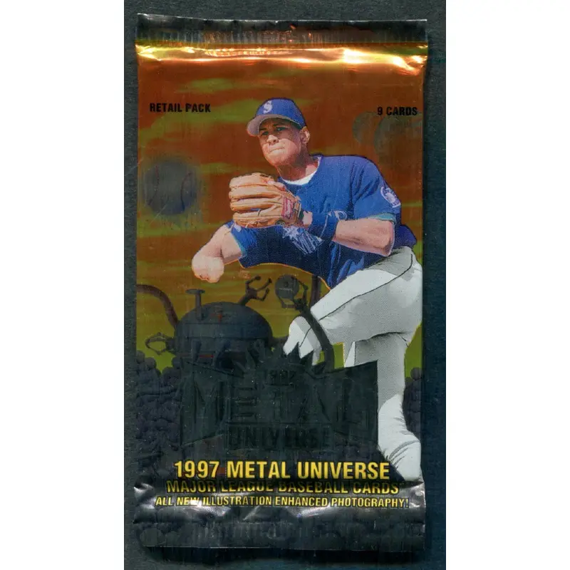 1997 Fleer Metal Universe Baseball Unopened Pack (Retail)