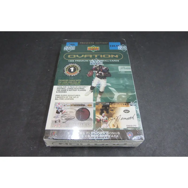 1999 Upper Deck Ovation Football Blaster Box (10/5)