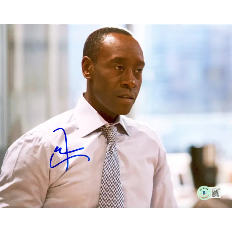 Don Cheadle Miles Ahead Authentic Signed 8x10 Photo Autographed BAS #BG79146