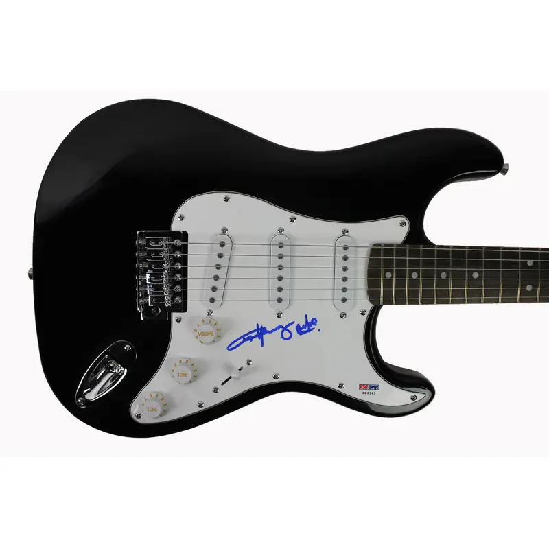 Angus Young "AC/DC" Authentic Signed Black Pro Electric Guitar PSA/DNA #Z26345