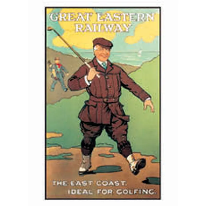 "Great Eastern Railway" Vintage Golf Ad - Eurographics 1996