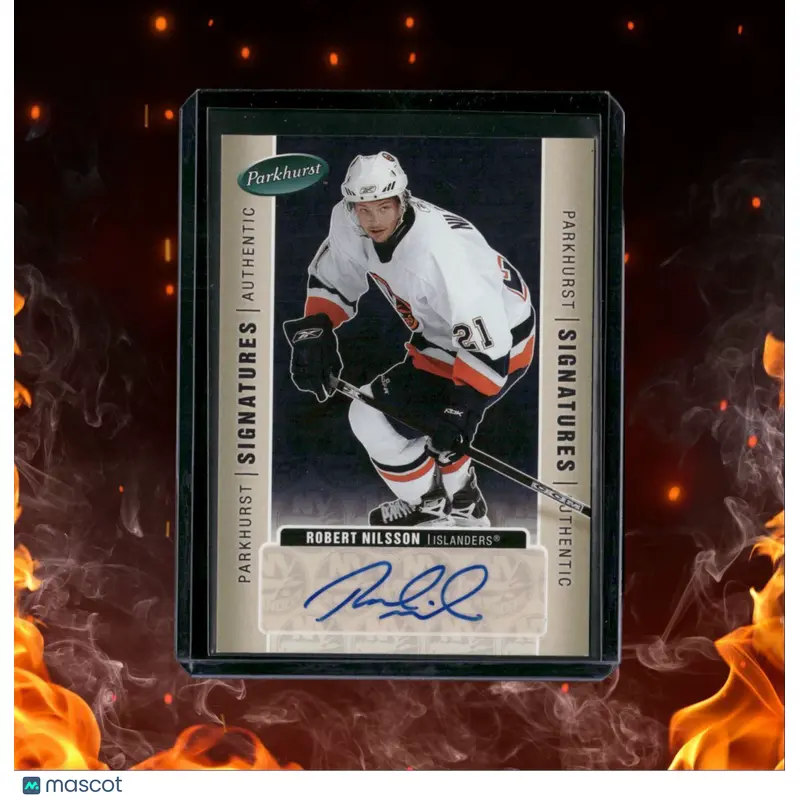 2005-06 Upper Deck Parkhurst Robert Nilsson Signatures Auto #RN