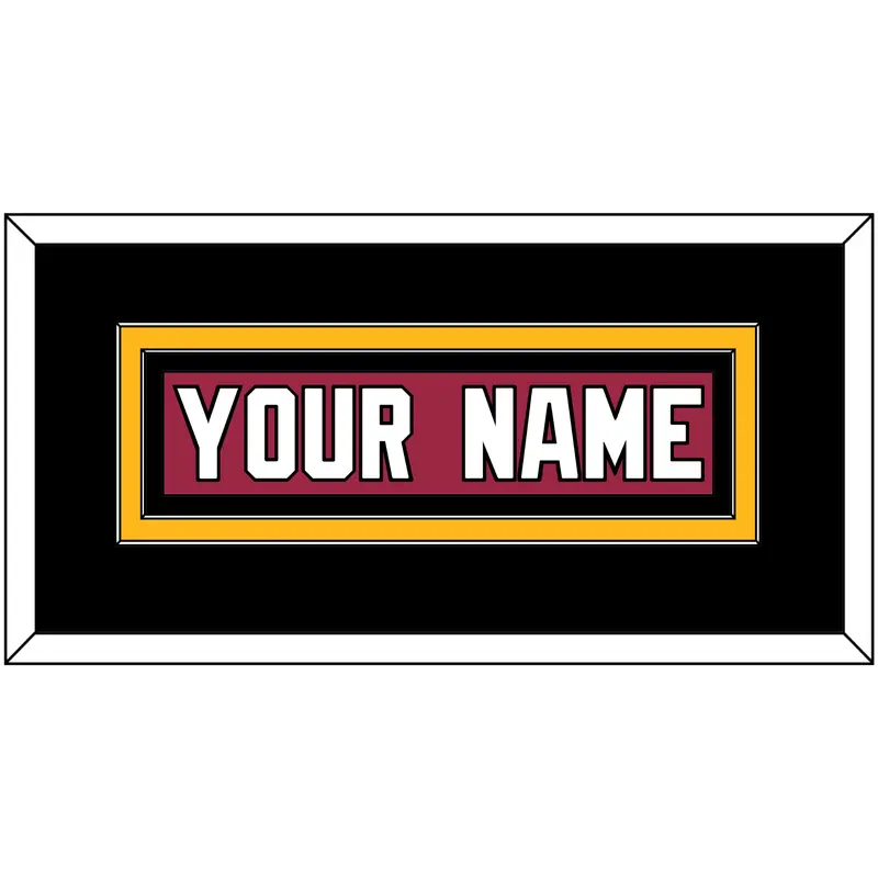 Arizona Nameplate - Home Red (2015-2022) - Double Mat 5