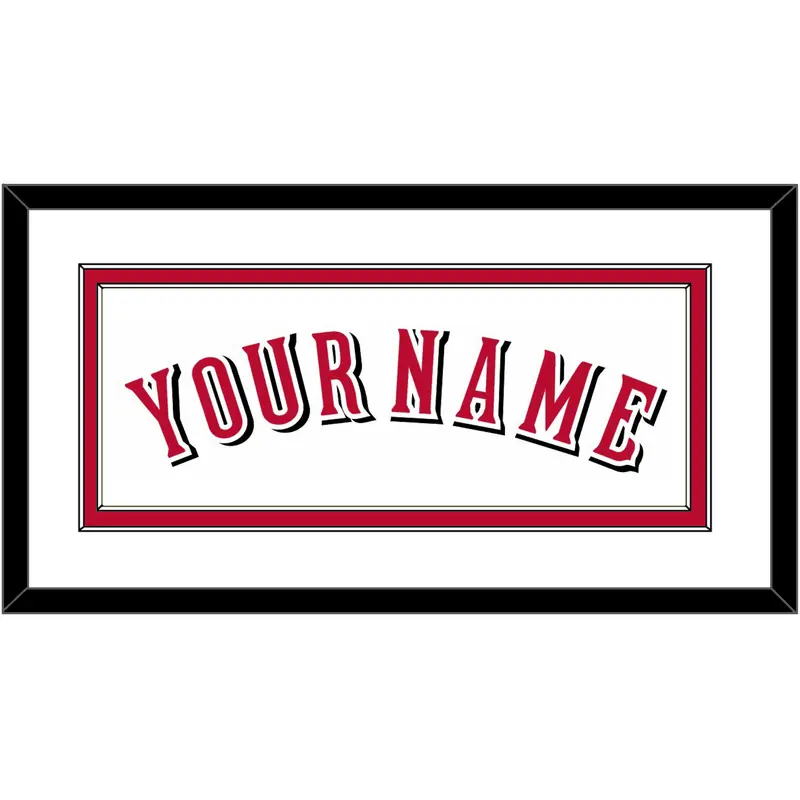 Cincinnati Name - Home White - Double Mat 1