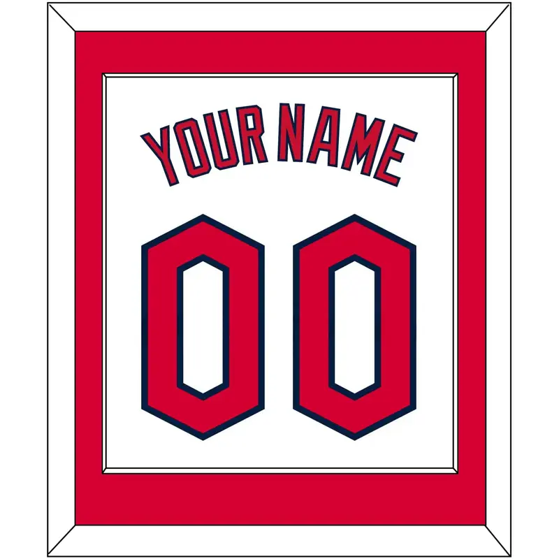 Cleveland Name & Number - Home White - Single Mat 2