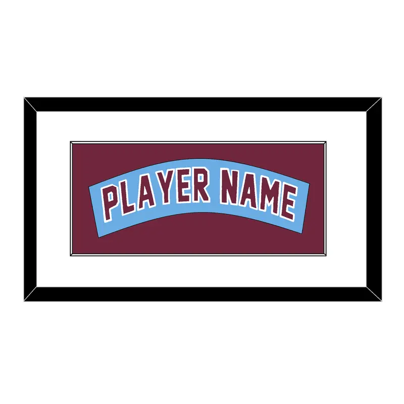 Philadelphia Nameplate - Road Powder Blue (1973-1986) - Single Mat 1
