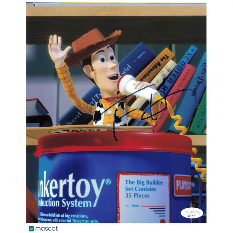 Tom Hanks Toy Story Signed Woody 8x10