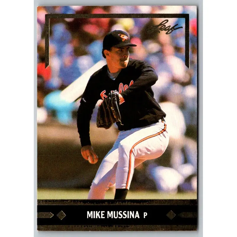 1991 Leaf Gold Rookies Mike Mussina #BC12