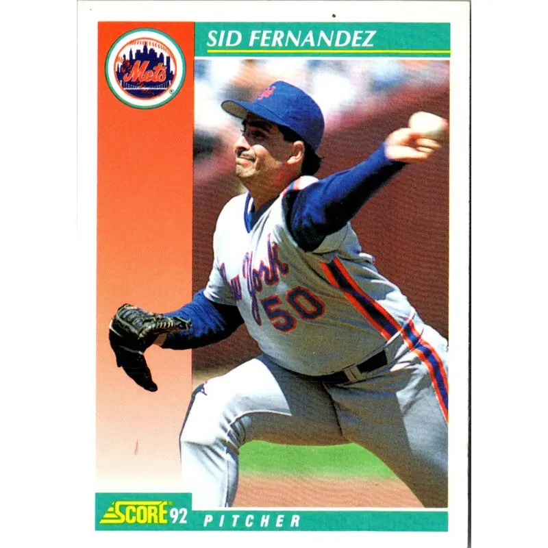 1992 Score Sid Fernandez #675