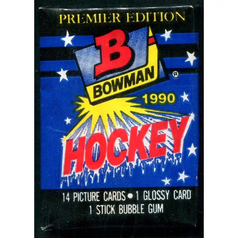 1990/91 Bowman Hockey Unopened Wax Pack (14)