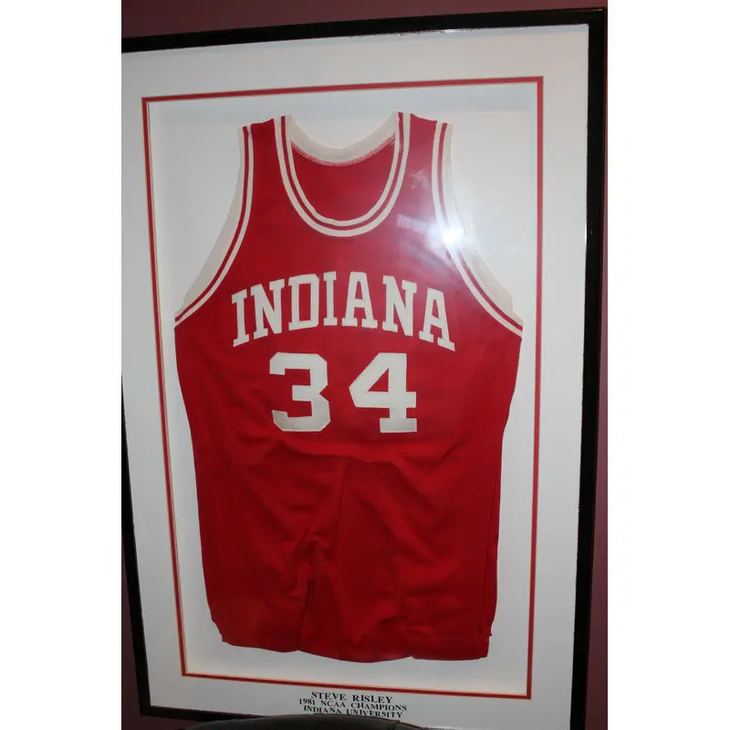 1981 NCAA Championship Steve Risley Indiana University Game Used Basketball Uniform