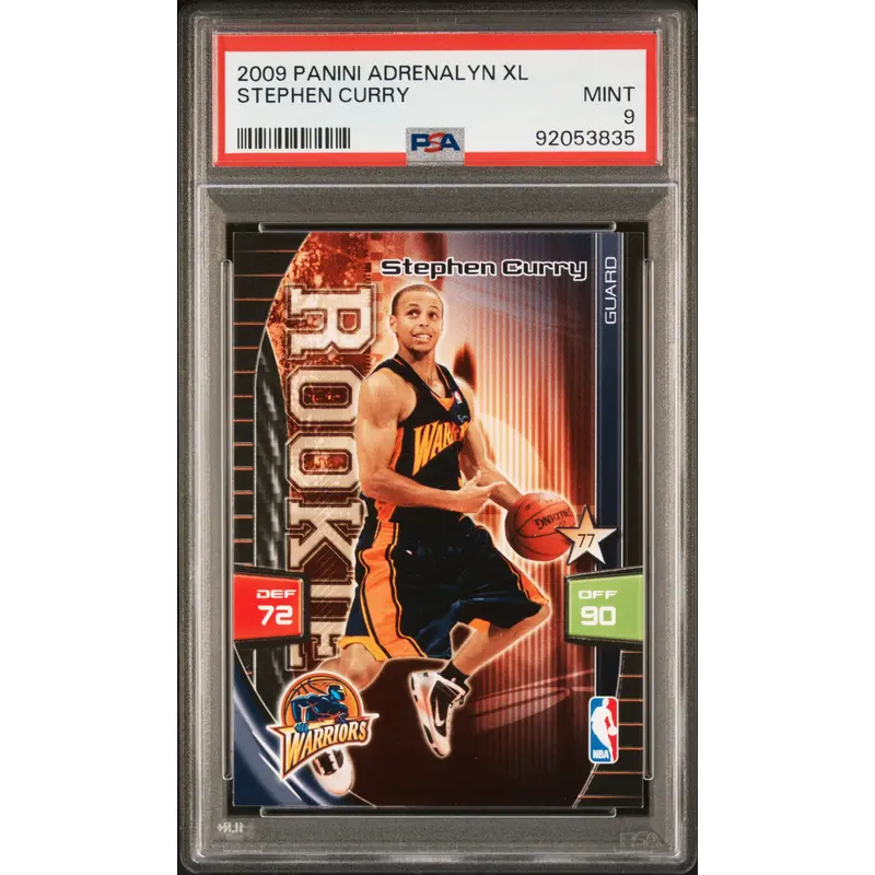 Stephen Curry 2009 Panini Adrenalyn XL PSA 9 Mint