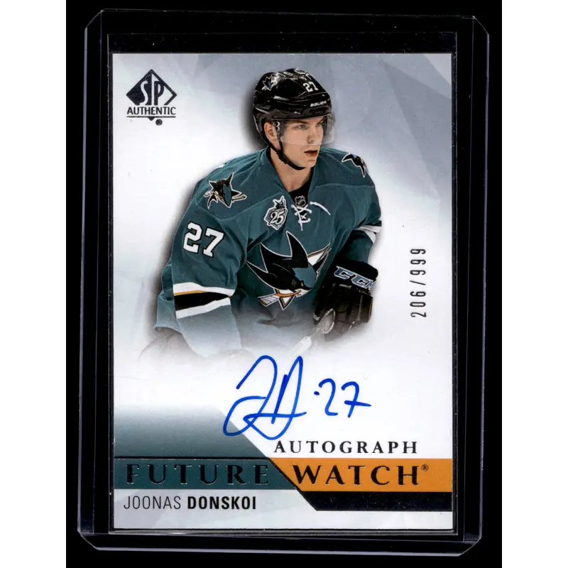 2015-16 Upper Deck SP Authentic - Future Watch Autographs - Joonas Donskoi #256 /999