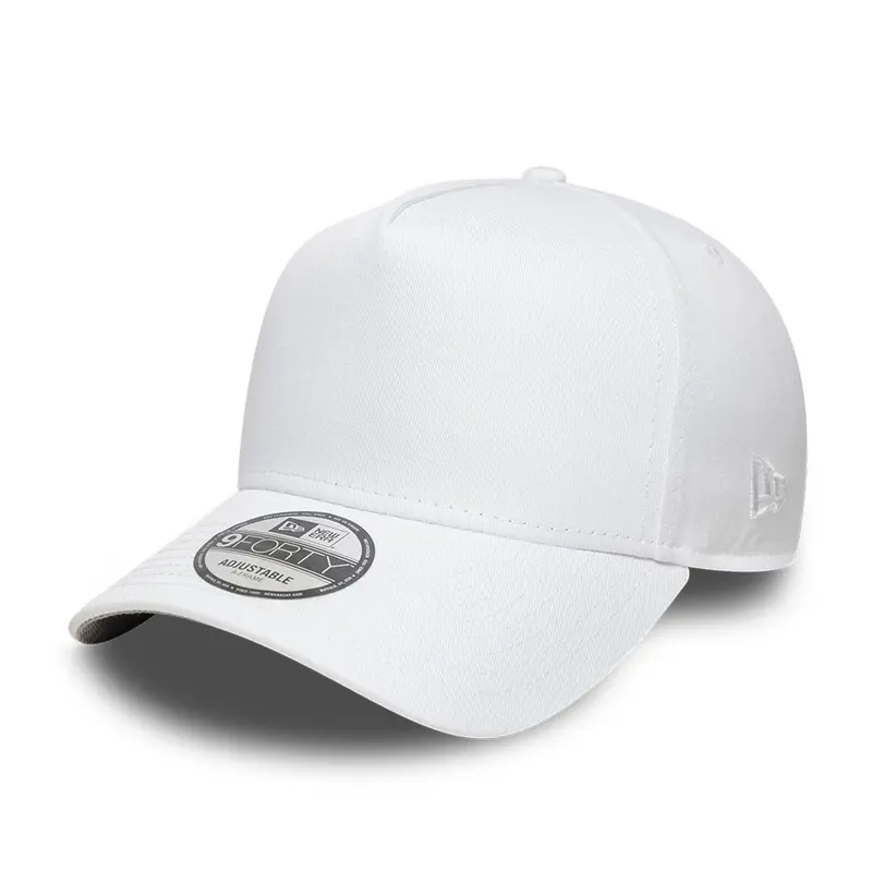 New Era White 9FORTY A-Frame Adjustable Cap
