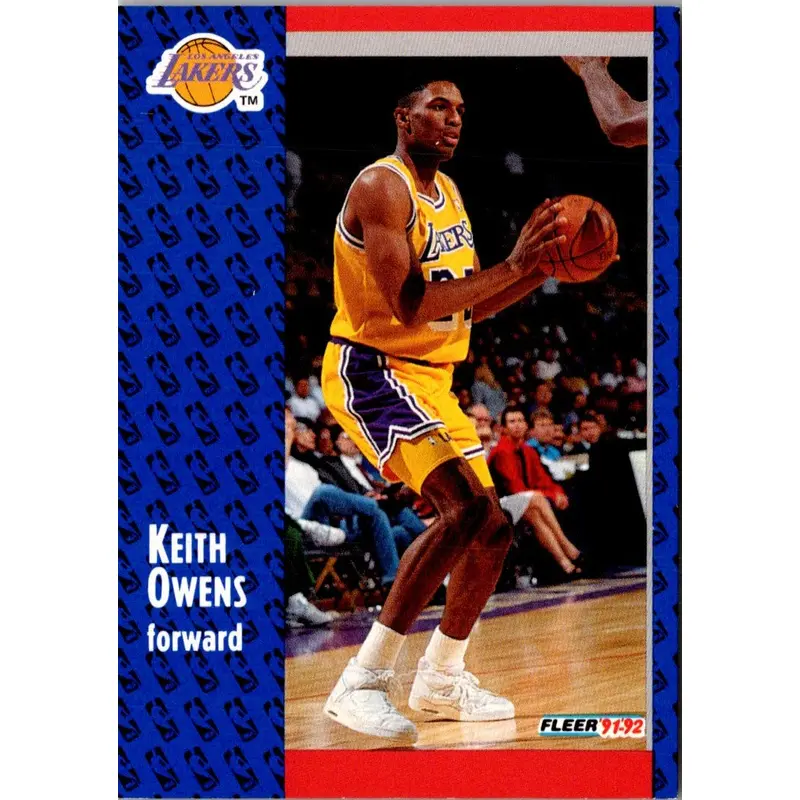1991 Fleer Keith Owens #302 Rookie