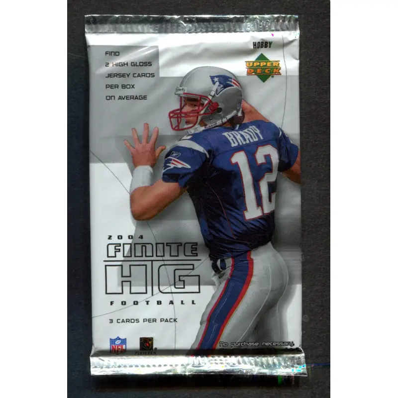 2004 Upper Deck Finite HG Football Unopened Pack (Hobby) (3)