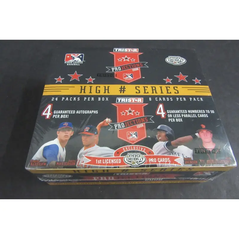 2008 TriStar Projections Baseball High Series Box (Hobby)