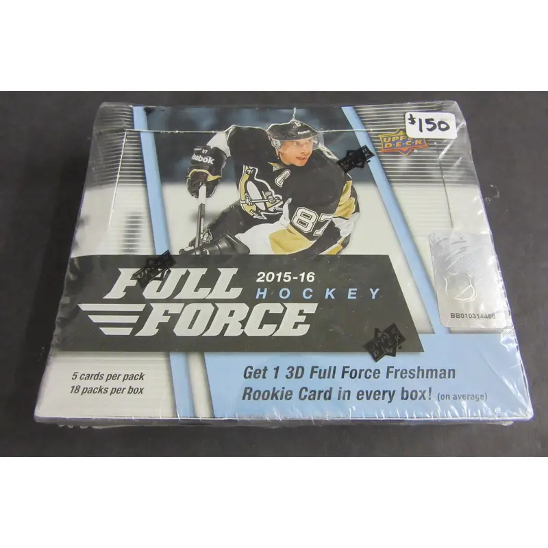 2015/16 Upper Deck Full Force Hockey Box (Hobby) (18/5)
